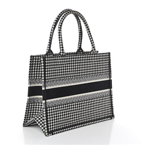 small dior book tote second hand|dior small book tote houndstooth.